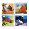 2021 First-Class Postage Barn First-Class Postage USPS Forever Stamps 100pcs/Pack (20PCS/Booklet)