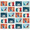 Love 2026 (Sheet of 20) Wedding First-Class Mail Forever Postage Stamps 100pcs/Pack