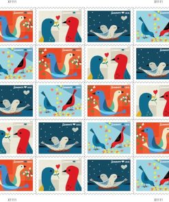 Love 2026 (Sheet of 20) Wedding First-Class Mail Forever Postage Stamps 100pcs/Pack
