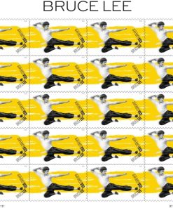 Bruce Lee 2026 (Sheet of 20) Legendary Chinese American Martial Artist, Actor, and Filmmaker First-Class Mail Forever Postage Stamps 100pcs/Pack
